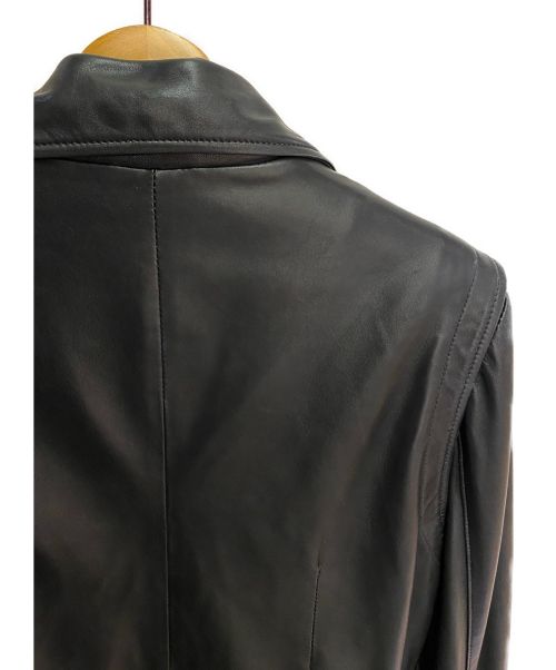 CHROME HEARTS（クロムハーツ）CHROME HEARTS (クロムハーツ) JJ DEANライダースジャケット ブラック サイズ:L レザーの古着・服飾アイテム