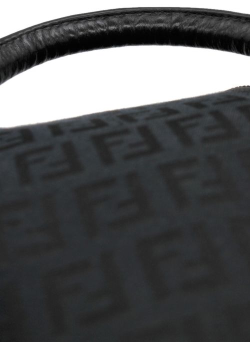 FENDI（フェンディ）FENDI (フェンディ) ズッキーノ ミニボストンバッグ ブラック サイズ:-の古着・服飾アイテム