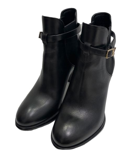 LOUIS VUITTON（ルイ ヴィトン）LOUIS VUITTON (ルイ ヴィトン) レザーブーティ ブラック サイズ:34 1/2の古着・服飾アイテム