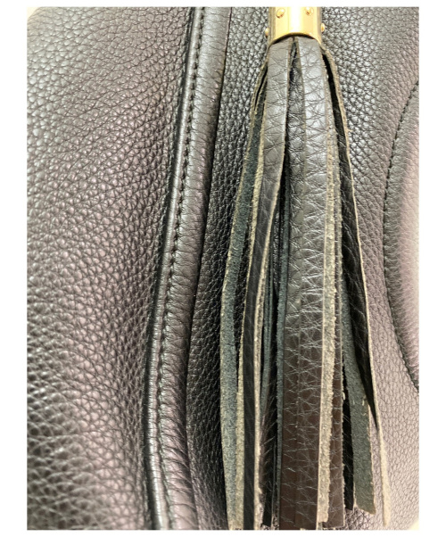 GUCCI（グッチ）GUCCI (グッチ) ソーホー セラリウスレザーショルダーバッグ ブラック サイズ:-の古着・服飾アイテム