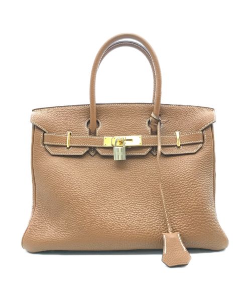 HERMES（エルメス）HERMES (エルメス) バーキン　30　トゴ（□H） ゴールドの古着・服飾アイテム
