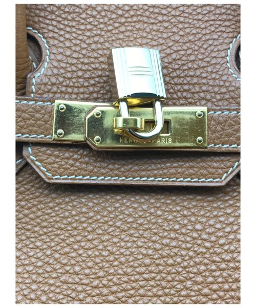 HERMES（エルメス）HERMES (エルメス) バーキン　30　トゴ（□H） ゴールドの古着・服飾アイテム