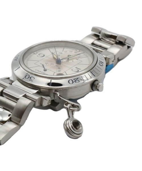 Cartier（カルティエ）Cartier (カルティエ) パシャGMTパワーリザーブ サイズ:38mmの古着・服飾アイテム