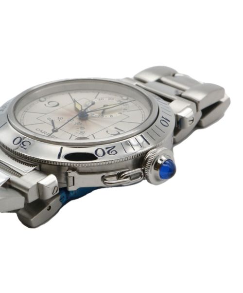 Cartier（カルティエ）Cartier (カルティエ) パシャGMTパワーリザーブ サイズ:38mmの古着・服飾アイテム