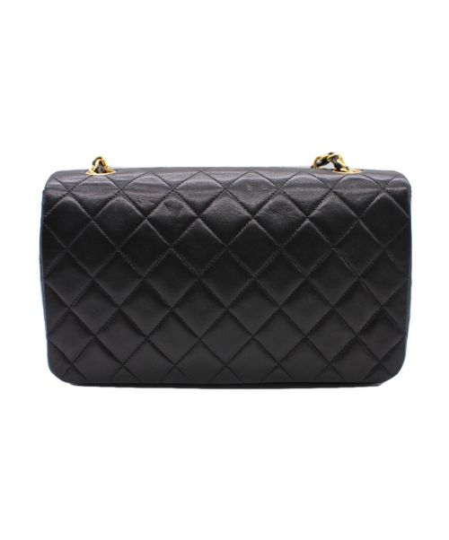 CHANEL（シャネル）CHANEL (シャネル) シングルフラップマトラッセ ブラック サイズ:23の古着・服飾アイテム