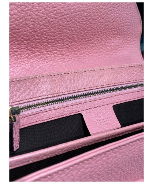 GUCCI（グッチ）GUCCI (グッチ) バンブーハンドバッグ ピンク サイズ:-の古着・服飾アイテム