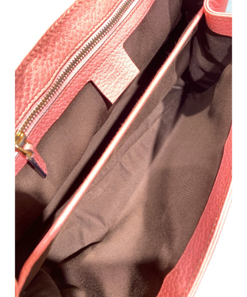GUCCI（グッチ）GUCCI (グッチ) バンブーハンドバッグ ピンク サイズ:-の古着・服飾アイテム