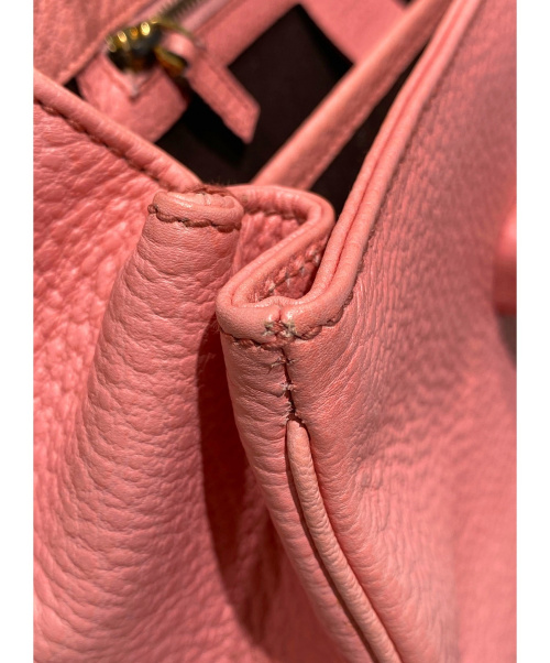 GUCCI（グッチ）GUCCI (グッチ) バンブーハンドバッグ ピンク サイズ:-の古着・服飾アイテム