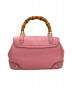 GUCCI (グッチ) バンブーハンドバッグ ピンク サイズ:-：42800円