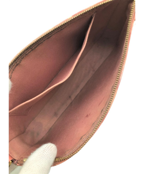 LOUIS VUITTON（ルイ ヴィトン）LOUIS VUITTON (ルイ ヴィトン) ポシェットアクセソワール イカットフラワー  ピンク サイズ:- ヴェルニ M90043 DR0193の古着・服飾アイテム