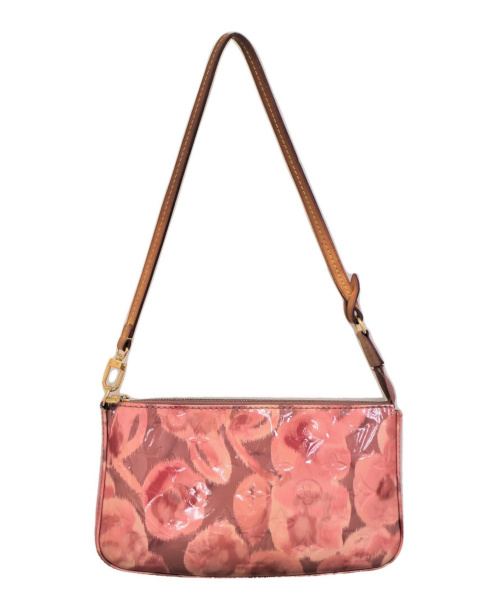 LOUIS VUITTON（ルイ ヴィトン）LOUIS VUITTON (ルイ ヴィトン) ポシェットアクセソワール イカットフラワー  ピンク サイズ:- ヴェルニ M90043 DR0193の古着・服飾アイテム