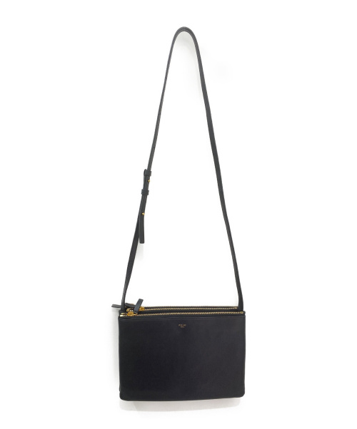 CELINE（セリーヌ）CELINE (セリーヌ) トリオラージ ブラック サイズ:ラージの古着・服飾アイテム