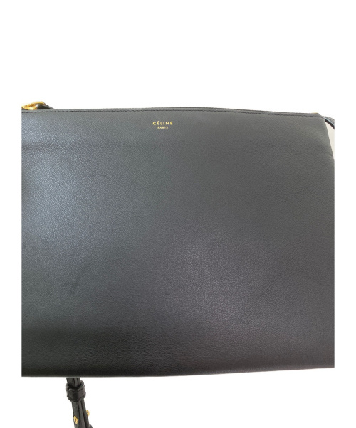 CELINE（セリーヌ）CELINE (セリーヌ) トリオラージ ブラック サイズ:ラージの古着・服飾アイテム
