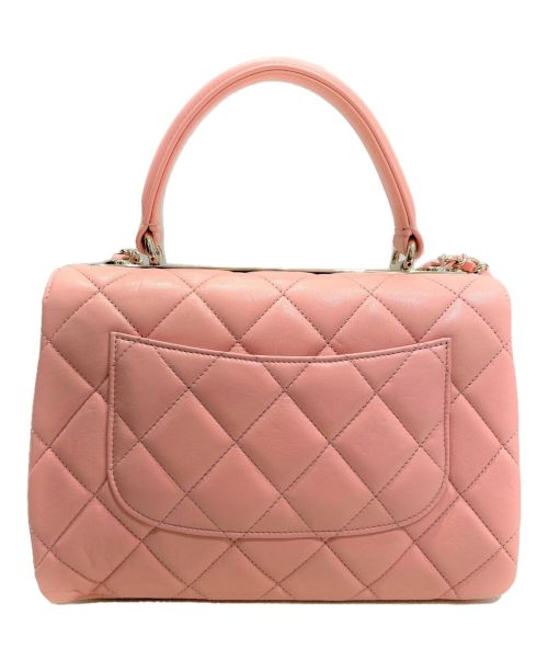CHANEL（シャネル）CHANEL (シャネル) トップハンドルフラップバッグ ピンク サイズ:-の古着・服飾アイテム