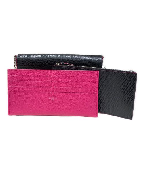 LOUIS VUITTON（ルイ ヴィトン）LOUIS VUITTON (ルイ ヴィトン) ポシェットフェリーチェ ブラック×ピンク サイズ:-の古着・服飾アイテム