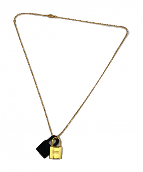 HERMES（エルメス）HERMES (エルメス) オーケリーネックレス ゴールド×ブラック サイズ:- 未使用品の古着・服飾アイテム