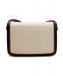 CELINE (セリーヌ) ヴィンテージフラップショルダーバッグ オフホワイト×ネイビー ■：59800円