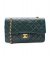 CHANEL（シャネル）の古着「ダブルフラップマトラッセ」｜ダークグリーン