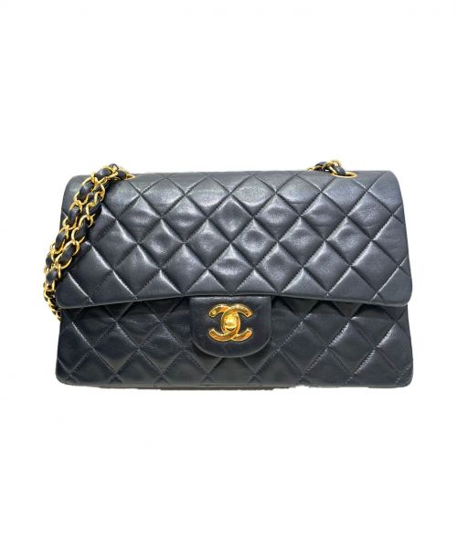 CHANEL（シャネル）CHANEL (シャネル) ダブルフラップマトラッセ ブラック サイズ:25の古着・服飾アイテム