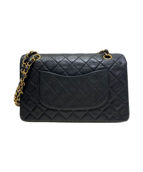 CHANEL（シャネル）CHANEL (シャネル) ダブルフラップマトラッセ ブラック サイズ:25の古着・服飾アイテム