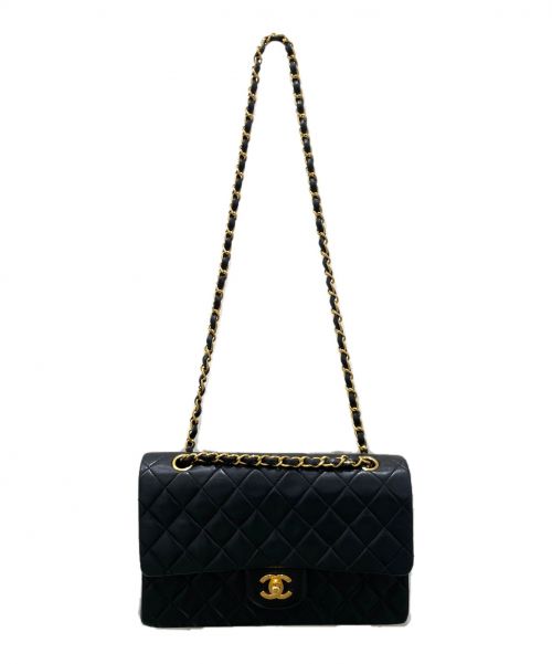 CHANEL（シャネル）CHANEL (シャネル) ダブルフラップマトラッセ ブラック サイズ:25の古着・服飾アイテム