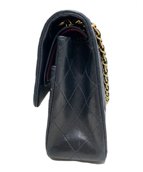 CHANEL（シャネル）CHANEL (シャネル) ダブルフラップマトラッセ ブラック サイズ:25の古着・服飾アイテム