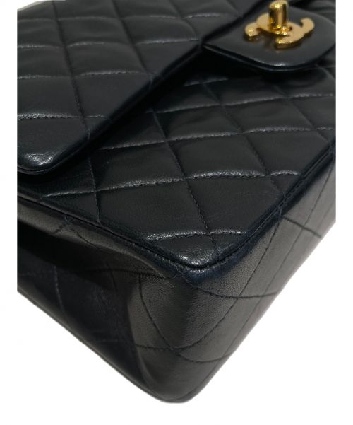 CHANEL（シャネル）CHANEL (シャネル) ダブルフラップマトラッセ ブラック サイズ:25の古着・服飾アイテム
