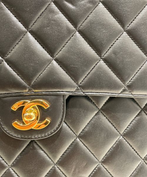 CHANEL（シャネル）CHANEL (シャネル) シングルフラップマトラッセ30 ブラック サイズ:30の古着・服飾アイテム