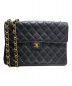 CHANEL（シャネル）の古着「シングルフラップマトラッセ30」｜ブラック