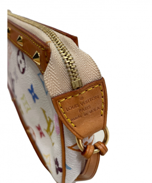 LOUIS VUITTON（ルイ ヴィトン）LOUIS VUITTON (ルイ ヴィトン) ポシェット・アクセソワール ホワイト サイズ:- M92649　モノグラム・マルチカラーの古着・服飾アイテム