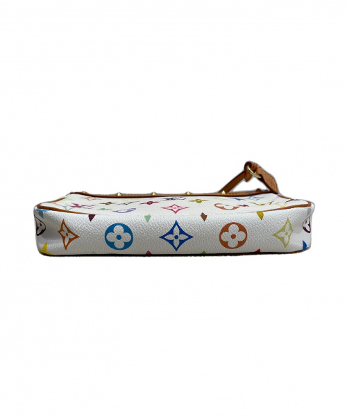LOUIS VUITTON（ルイ ヴィトン）LOUIS VUITTON (ルイ ヴィトン) ポシェット・アクセソワール ホワイト サイズ:- M92649　モノグラム・マルチカラーの古着・服飾アイテム
