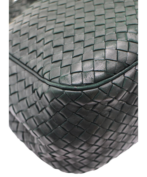 BOTTEGA VENETA（ボッテガベネタ）BOTTEGA VENETA (ボッテガ ヴェネタ) イントレチャート トートバッグ グリーン サイズ:- 951357の古着・服飾アイテム