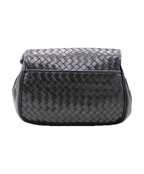 BOTTEGA VENETA（ボッテガベネタ）BOTTEGA VENETA (ボッテガヴェネタ) イントレチャートショルダーバッグ ブラック サイズ:- イントレチャート 951394の古着・服飾アイテム