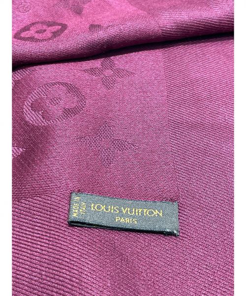 LOUIS VUITTON（ルイ ヴィトン）LOUIS VUITTON (ルイ ヴィトン) シルク混モノグラムストール パープル サイズ:-の古着・服飾アイテム