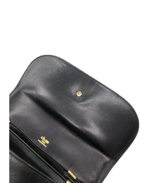 CELINE（セリーヌ）CELINE (セリーヌ) 馬車金具レザーショルダーバッグ ブラック サイズ:-の古着・服飾アイテム