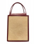 HERMES (エルメス) ルーシー	MM ベージュ×レッド サイズ:MM □D(2000年)	：158000円