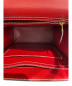 中古・古着 HERMES (エルメス) ルーシー	MM ベージュ×レッド サイズ:MM □D(2000年)	：158000円