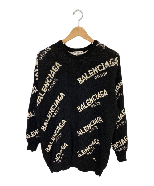 BALENCIAGA（バレンシアガ）BALENCIAGA (バレンシアガ) ロゴニット サイズ:34の古着・服飾アイテム