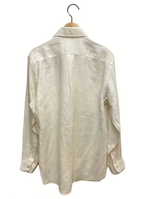 HERMES（エルメス）HERMES (エルメス) リネンシャツ アイボリー サイズ:40の古着・服飾アイテム