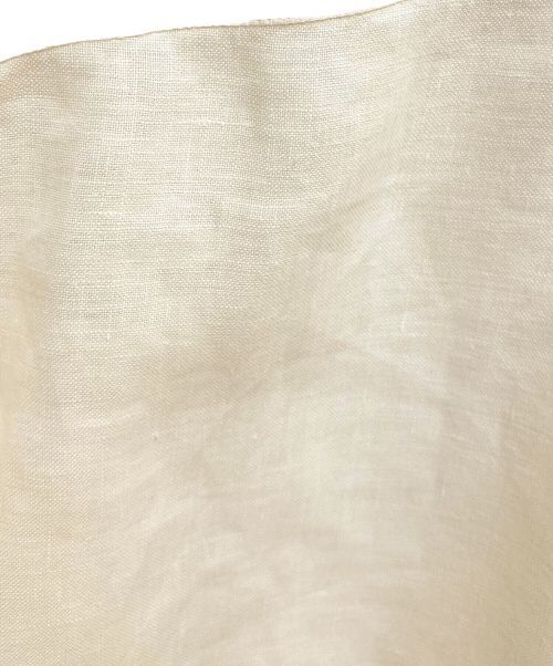 HERMES（エルメス）HERMES (エルメス) リネンシャツ アイボリー サイズ:40の古着・服飾アイテム