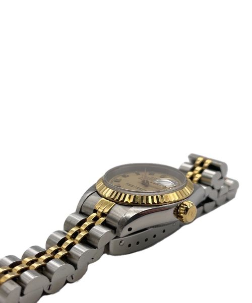ROLEX（ロレックス）ROLEX (ロレックス) デイトジャスト シャンパンゴールド,ローマンインデックス サイズ:25mmの古着・服飾アイテム