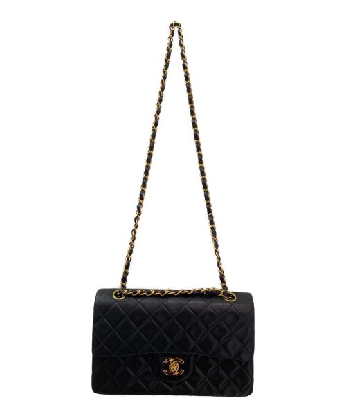 CHANEL（シャネル）CHANEL (シャネル) ダブルフラップ マトラッセ ブラック サイズ:23の古着・服飾アイテム