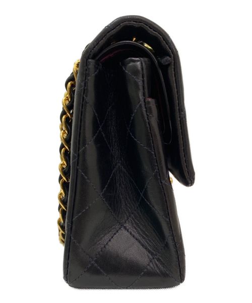 CHANEL（シャネル）CHANEL (シャネル) ダブルフラップ マトラッセ ブラック サイズ:23の古着・服飾アイテム