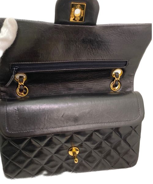 CHANEL（シャネル）CHANEL (シャネル) ダブルフラップ マトラッセ ブラック サイズ:23の古着・服飾アイテム