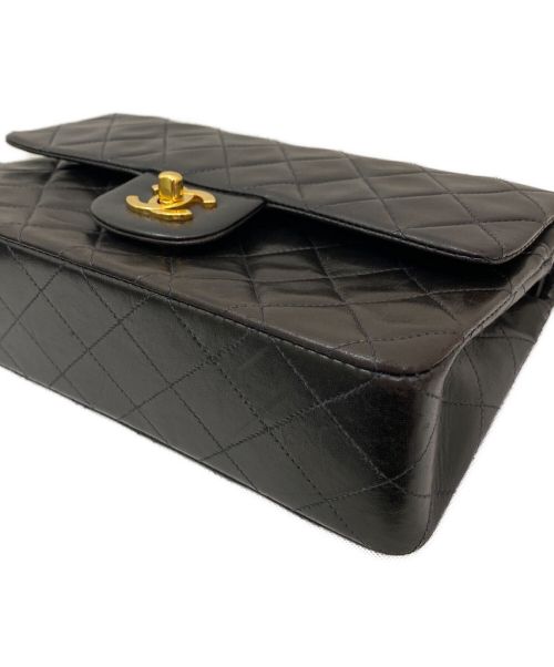 CHANEL（シャネル）CHANEL (シャネル) ダブルフラップ マトラッセ ブラック サイズ:23の古着・服飾アイテム