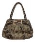 FENDI（フェンディ）の古着「チェーンズッカハンドバッグ」｜ブラウン