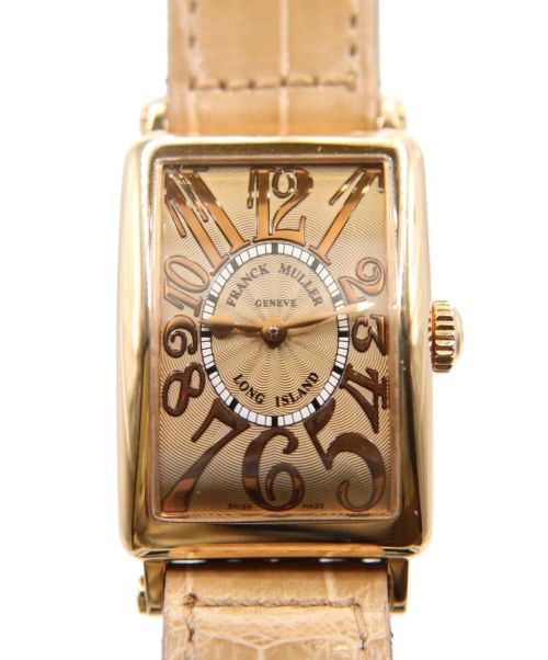 FRANCK MULLER（フランクミュラー）FRANCK MULLER (フランクミューラー) ロングアイランド ベージュ サイズ:23mmの古着・服飾アイテム