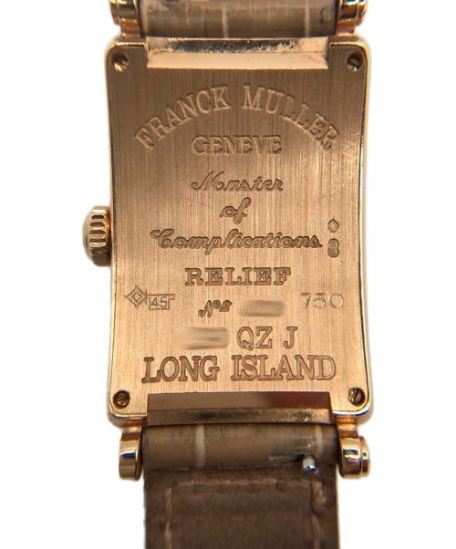 FRANCK MULLER（フランクミュラー）FRANCK MULLER (フランクミューラー) ロングアイランド ベージュ サイズ:23mmの古着・服飾アイテム