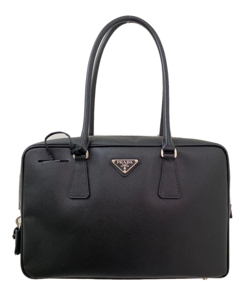PRADA（プラダ）PRADA (プラダ) サフィアーノミニボストンバッグ ブラック サイズ:-の古着・服飾アイテム
