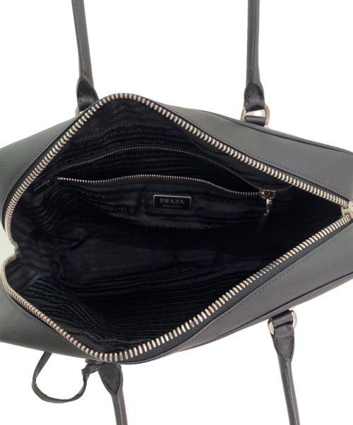 PRADA（プラダ）PRADA (プラダ) サフィアーノミニボストンバッグ ブラック サイズ:-の古着・服飾アイテム